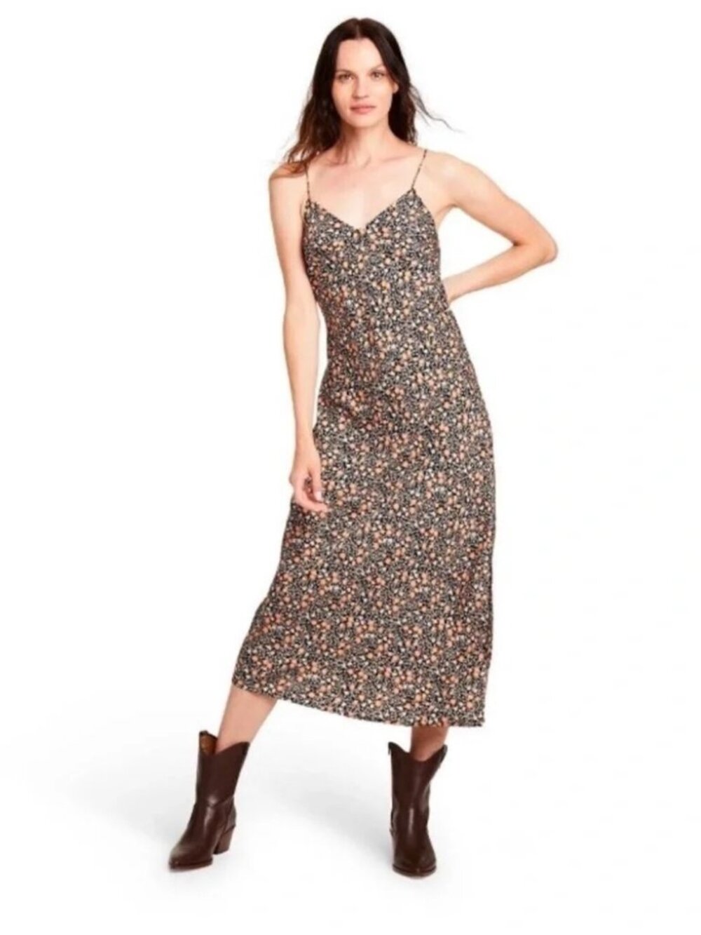 Nili Lotan x Target Floral Print Slip Dress